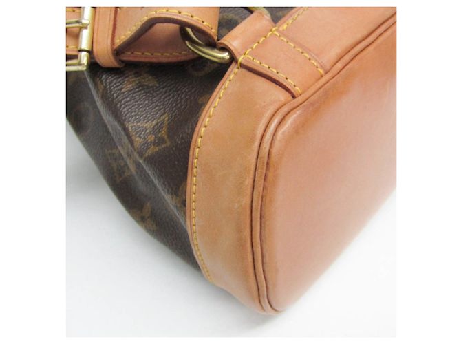 Louis Vuitton Monogram Montsouris MM M51136 Damen Rucksack Braun - Ansicht 5