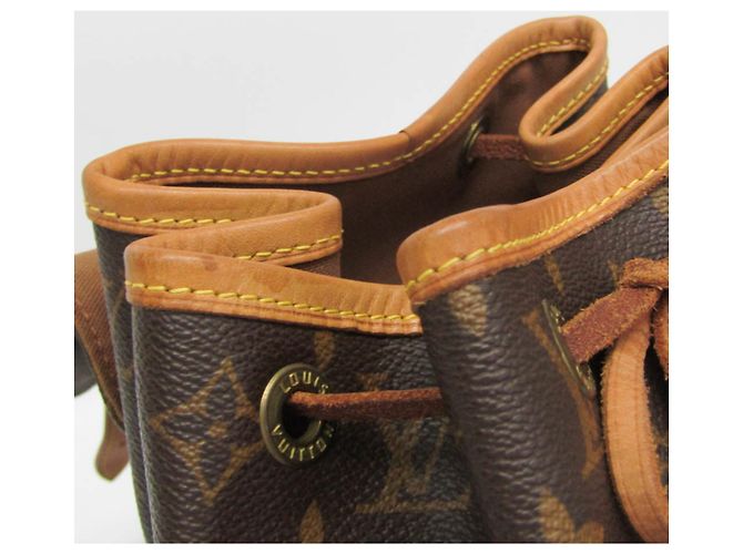Louis Vuitton Monogram Montsouris MM M51136 Damen Rucksack Braun - Ansicht 11