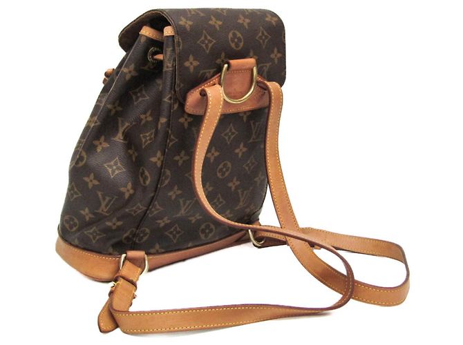 Louis Vuitton Monogram Montsouris MM M51136 Damen Rucksack Braun - Ansicht 2