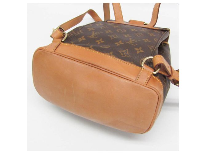 Louis Vuitton Monogram Montsouris MM M51136 Damen Rucksack Braun - Ansicht 4