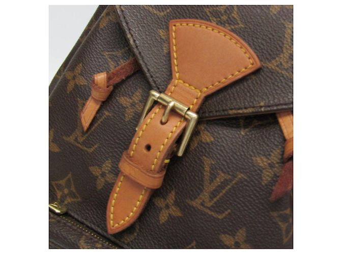 Louis Vuitton Monogram Montsouris MM M51136 Damen Rucksack Braun - Ansicht 7