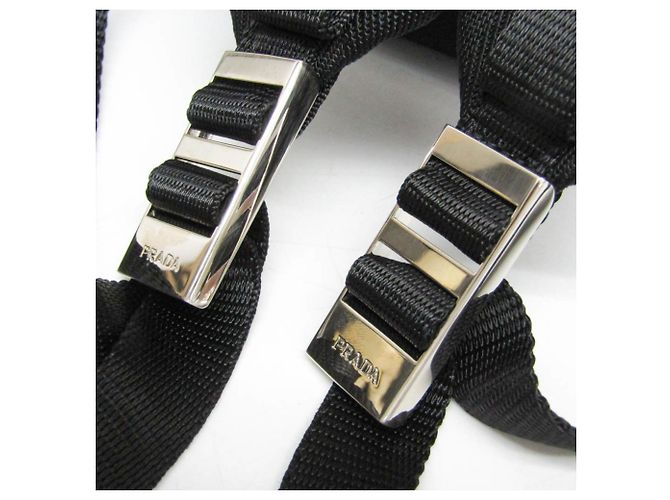 Prada TESSUTO MONTAGN VZ0052 Men's Nylon Backpack Black - view 13
