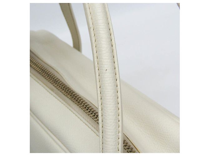 Borsa in pelle da donna Valextra in bianco - vista 12