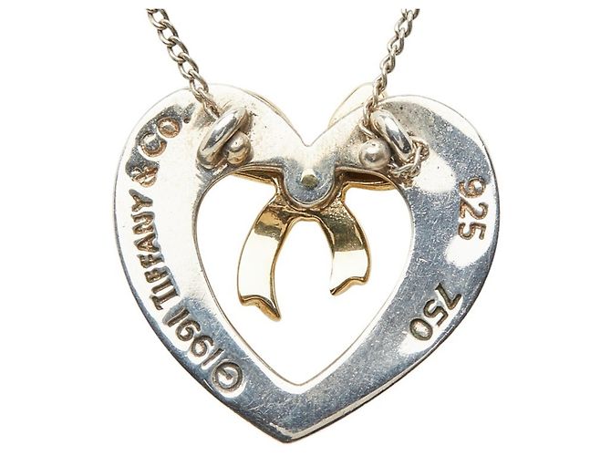 Collana a nastro a forma di cuore Tiffany & Co. D'oro - vista 3