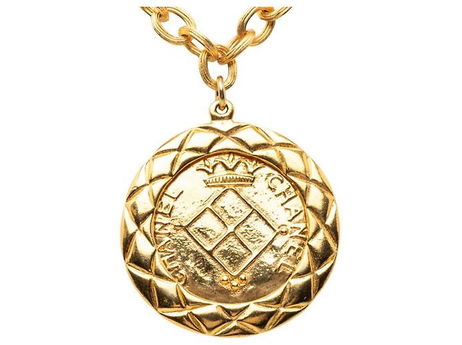 Collana lunga con motivo leone Coco Mark di Chanel D'oro - vista 2
