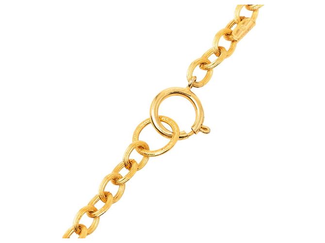 Collana lunga con motivo leone Coco Mark di Chanel D'oro - vista 4