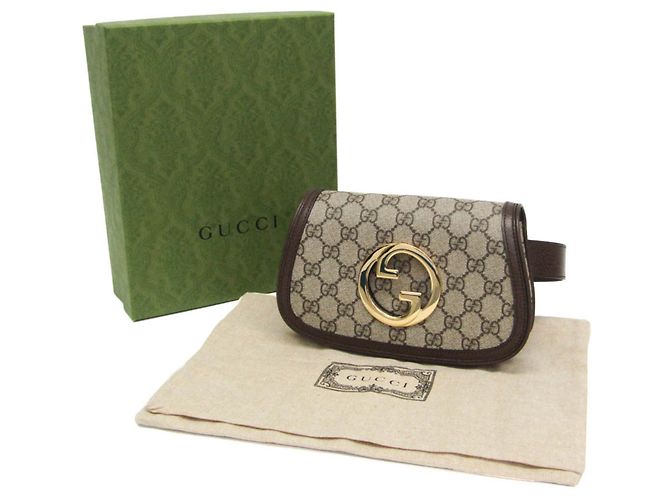 Belt Bag Gucci Blondie 703807 Marrone Beige - vista 2