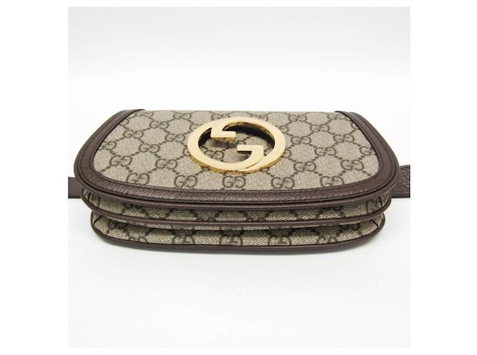 Belt Bag Gucci Blondie 703807 Marrone Beige - vista 6