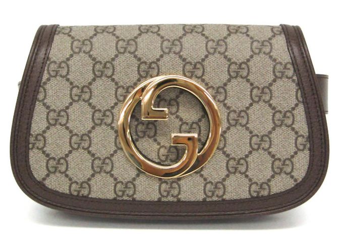 Belt Bag Gucci Blondie 703807 Marrone Beige - vista 9