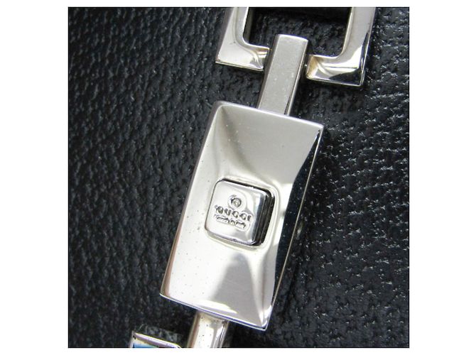 Borsa tote in pelle Gucci Jackie 002 1074 per donna Nero - vista 9