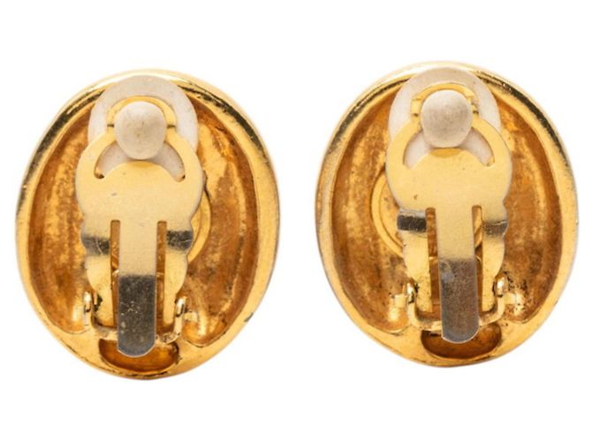 Orecchini a clip placcati in oro Chanel Mademoiselle D'oro - vista 2