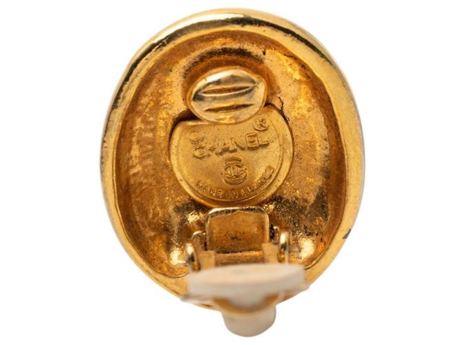 Orecchini a clip placcati in oro Chanel Mademoiselle D'oro - vista 3