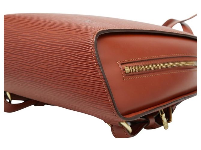 Zaino Mabillon Epi Louis Vuitton Marrone - vista 4