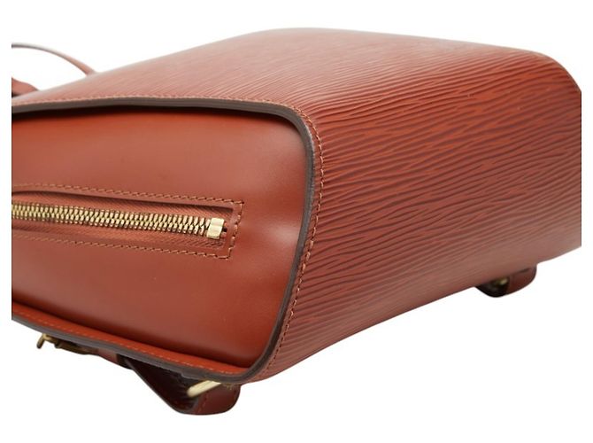 Zaino Mabillon Epi Louis Vuitton Marrone - vista 5