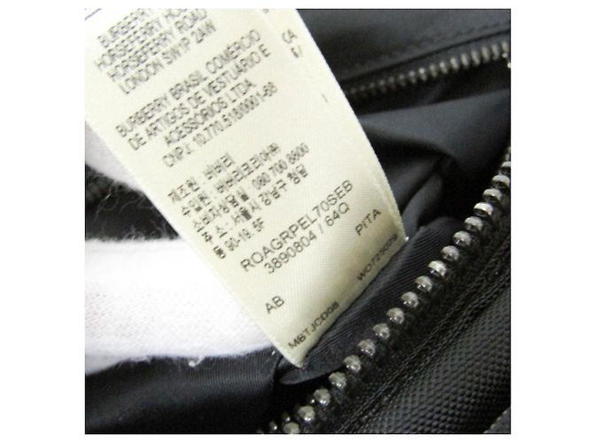 Borsa a tracolla in nylon da uomo Burberry in nero - vista 18