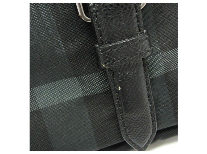 Borsa a tracolla in nylon da uomo Burberry in nero - vista 7