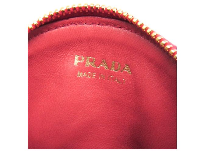 Prada Saffiano Mini Pouch with Key Ring Pink - view 12