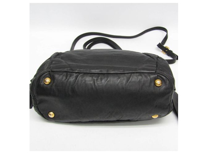 Borsa a mano Prada Side Bow BN1760 per donne Nero - vista 5