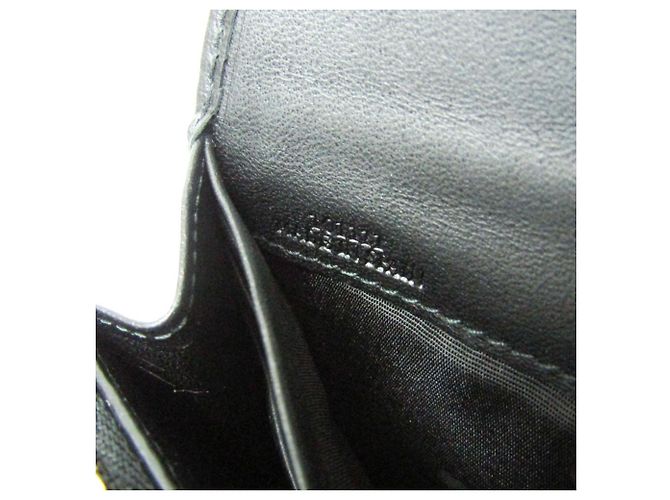 Cartera larga de cuero para mujer Loewe Anagram Negro - vista 14