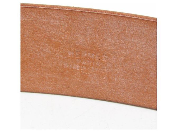 Hermès Chaine d'Ancre Ledergürtel in Beige - Ansicht 15