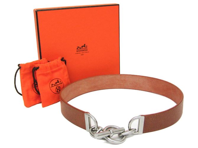 Hermès Chaine d'Ancre Ledergürtel in Beige - Ansicht 2