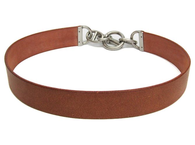 Hermès Chaine d'Ancre Ledergürtel in Beige - Ansicht 3