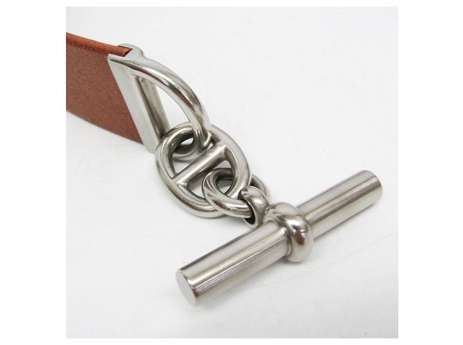 Hermès Chaine d'Ancre Ledergürtel in Beige - Ansicht 4