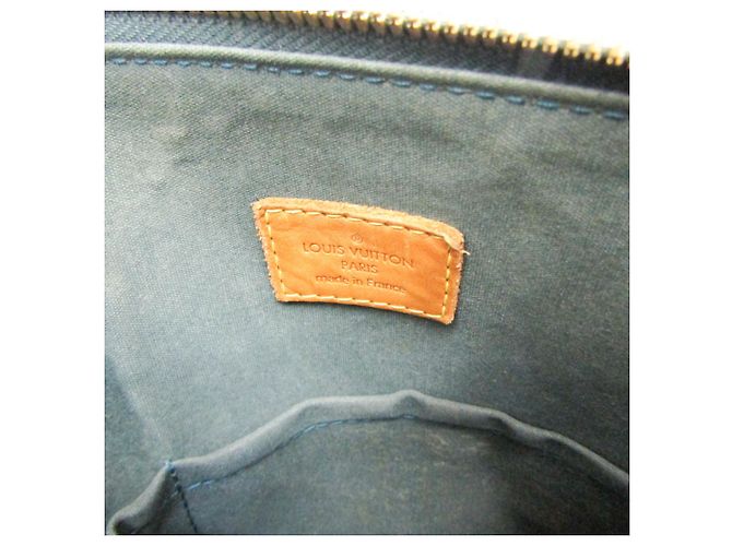 Borsa Alma GM in Monogram Vernis Louis Vuitton Blu - vista 19