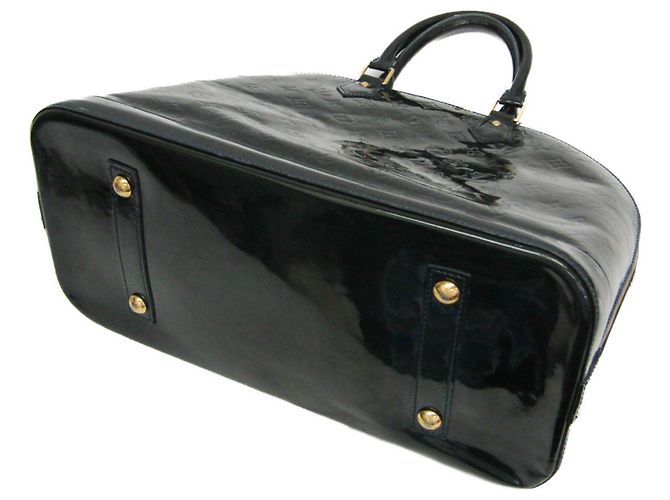 Borsa Alma GM in Monogram Vernis Louis Vuitton Blu - vista 2