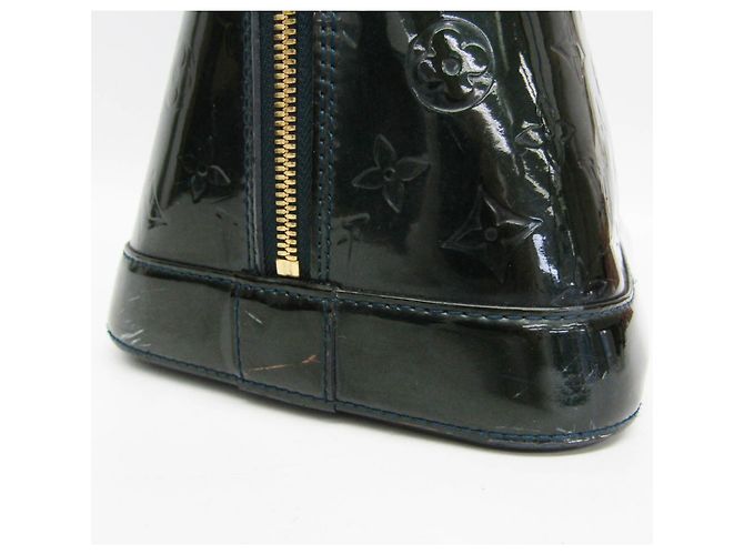 Borsa Alma GM in Monogram Vernis Louis Vuitton Blu - vista 7