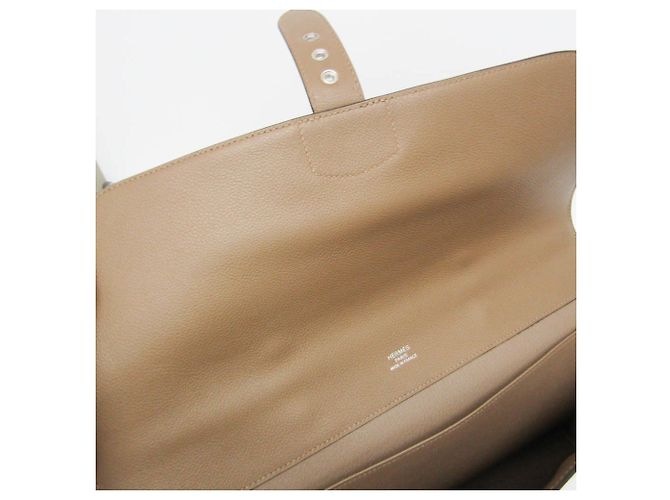 Borsa a Tracolla Hermès in Grigio Etoupe Taupe - vista 12