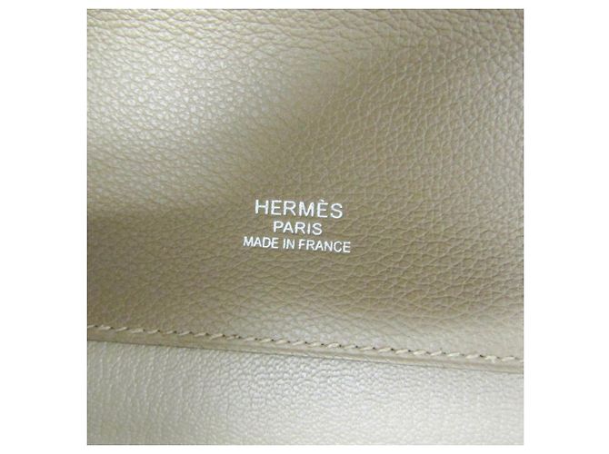 Borsa a Tracolla Hermès in Grigio Etoupe Taupe - vista 14