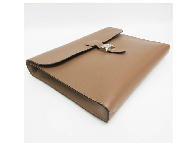 Borsa a Tracolla Hermès in Grigio Etoupe Taupe - vista 6