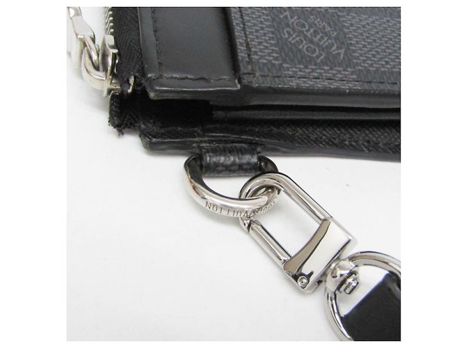Louis Vuitton Damier Graphite Zippy Dragon Wallet Black - view 11