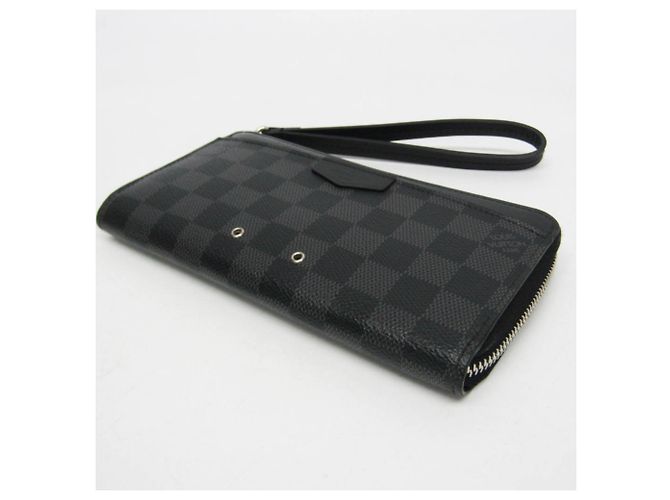 Louis Vuitton Damier Graphite Zippy Dragon Wallet Black - view 8