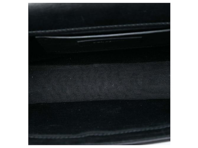 Saint Laurent Black Medium Leather Studded Monogram Kate Crossbody - view 4