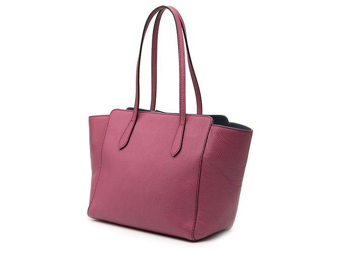 Borsa swing media in pelle di vitello viola Gucci Porpora - vista 2
