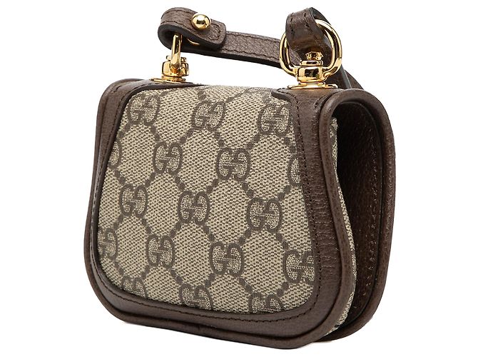 Tarjetero Gucci Beige GG Supreme Blondie con Correa - vista 2