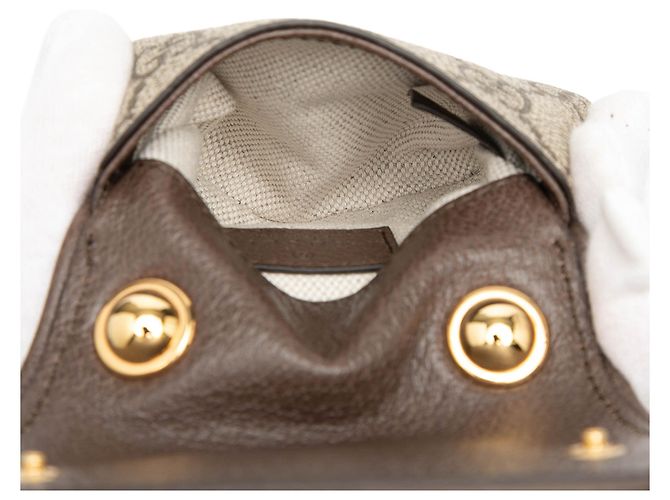 Tarjetero Gucci Beige GG Supreme Blondie con Correa - vista 4