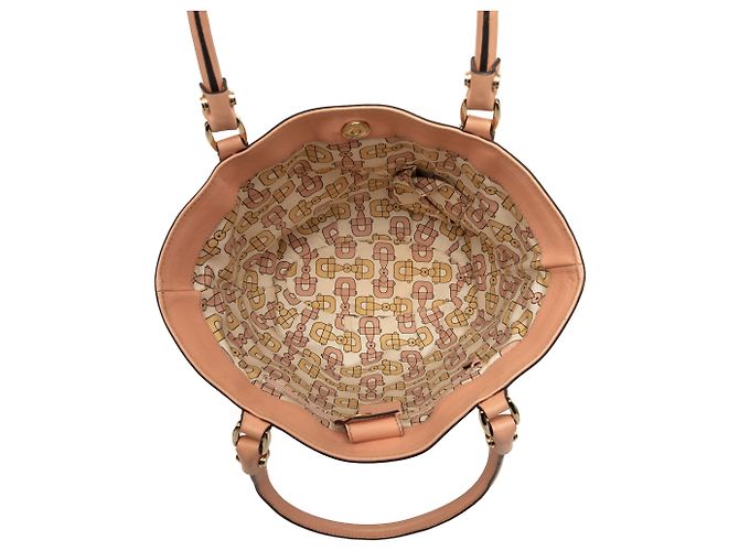 Borsa Gucci Abbey D Ring in Guccissima rosa - vista 4