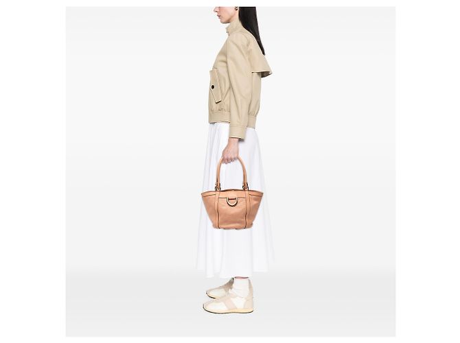 Borsa Gucci Abbey D Ring in Guccissima rosa - vista 7