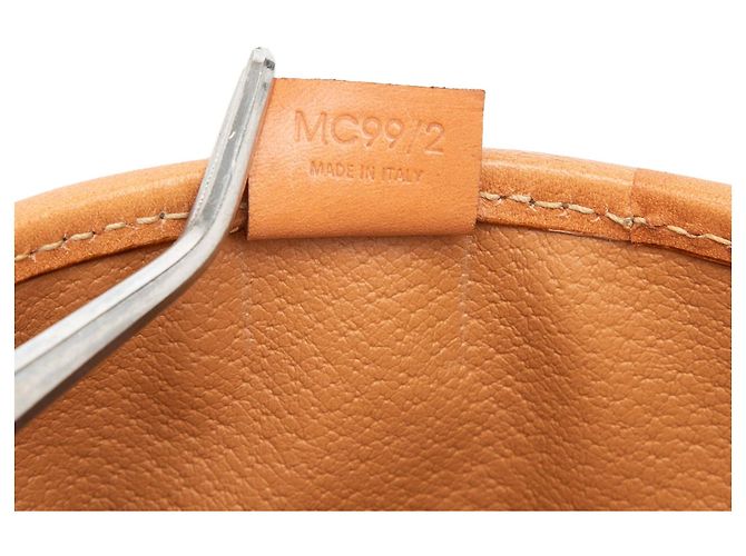 Céline Clutch de lona recubierta Macadam marrón Celine Castaño - vista 6