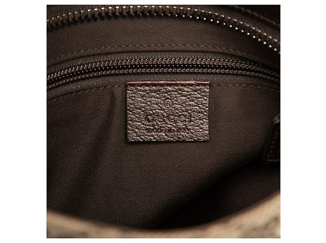 Borsa a tracolla Gucci in tela GG beige - vista 5