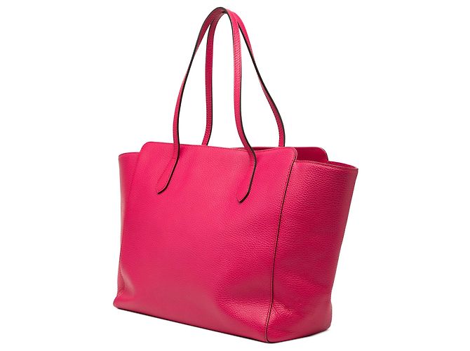 Gucci Pink Medium Leder Swing Tote - vista 2