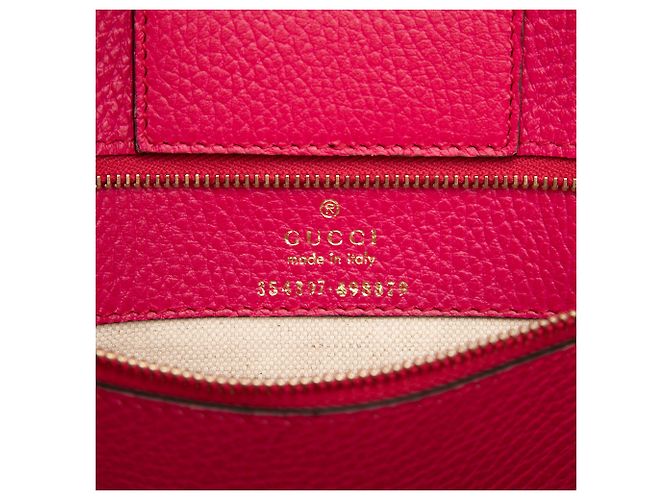Gucci Pink Medium Leder Swing Tote - vista 5