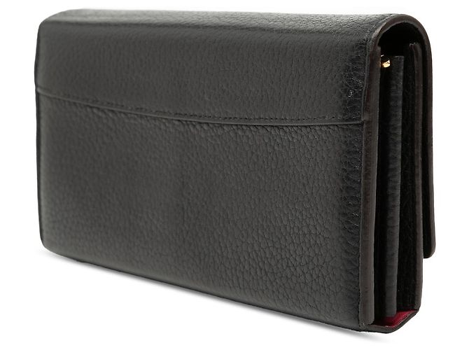 Cartera larga Capucines en taurillon negro Louis Vuitton - vista 2