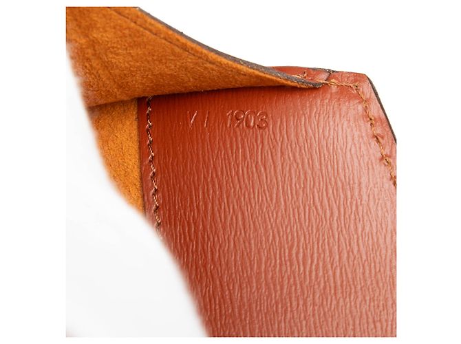 Louis Vuitton Marrone Epi Cluny - vista 6