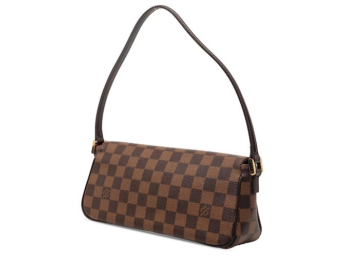 Louis Vuitton Marrone Damier Ebene Recoleta - vista 2
