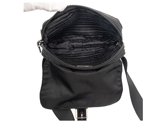 Prada Black Tessuto Buckle Belt Bag - view 4