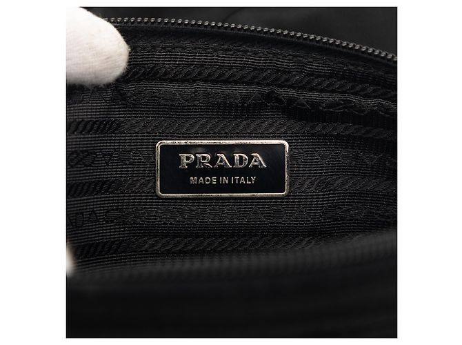 Prada Black Tessuto Buckle Belt Bag - view 5